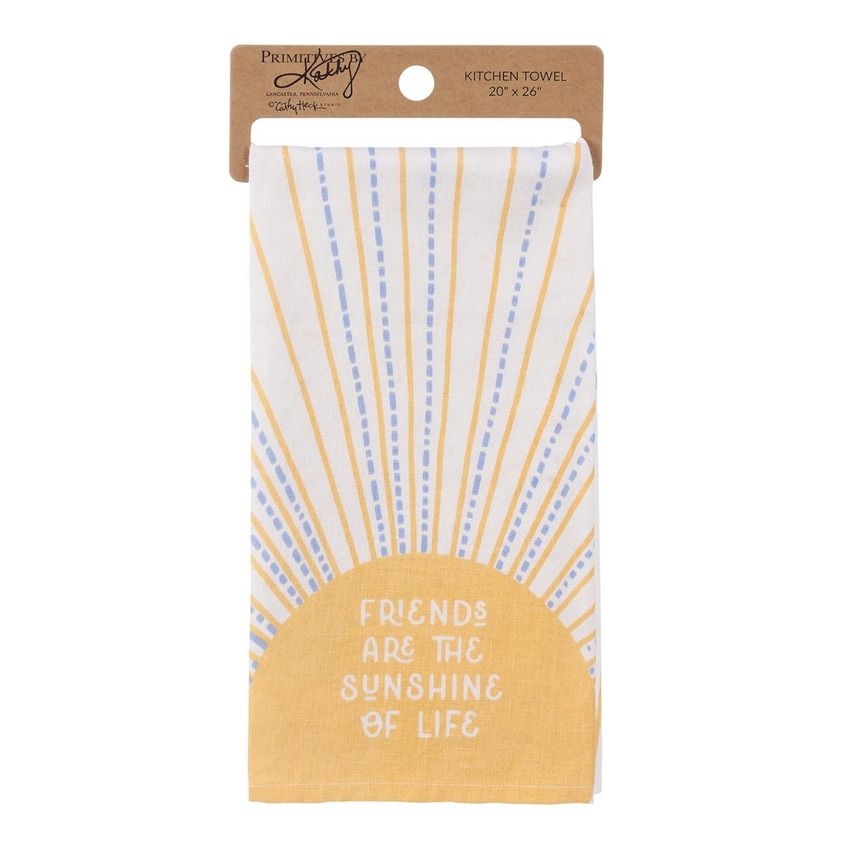 Friends Are The Sunshine Of Life Kitchen Towel