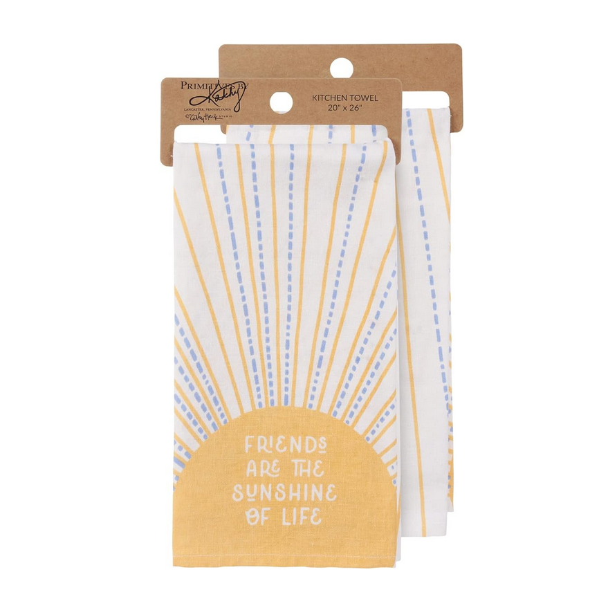 Friends Are The Sunshine Of Life Kitchen Towel