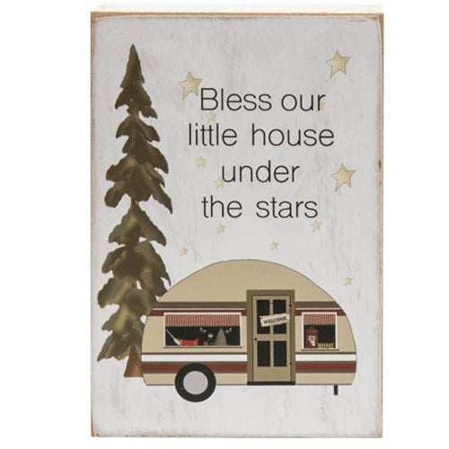Bless Our Little House Under The Stars Sign