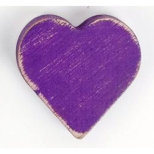 Small Heart Cutout - Purple