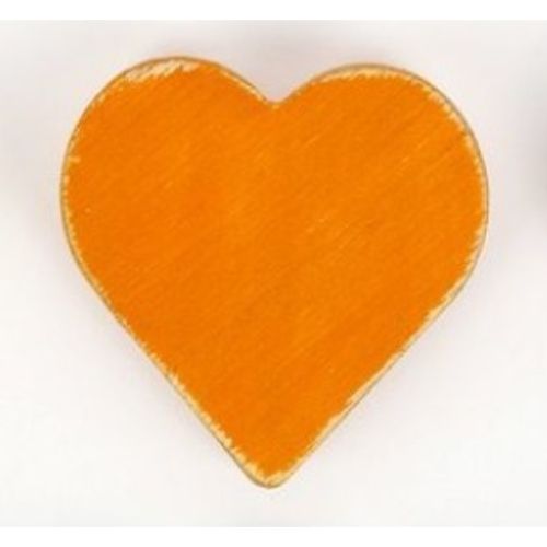Small Heart Cutout - Orange