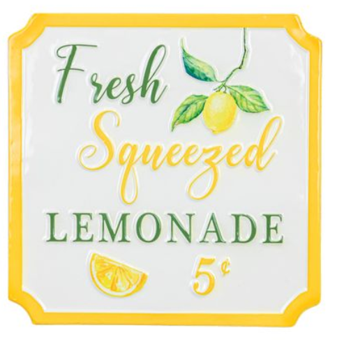 Fresh Squeezed Lemonade Sign - Yellow