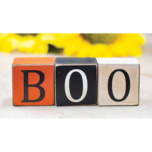 "Boo" Letter Blocks