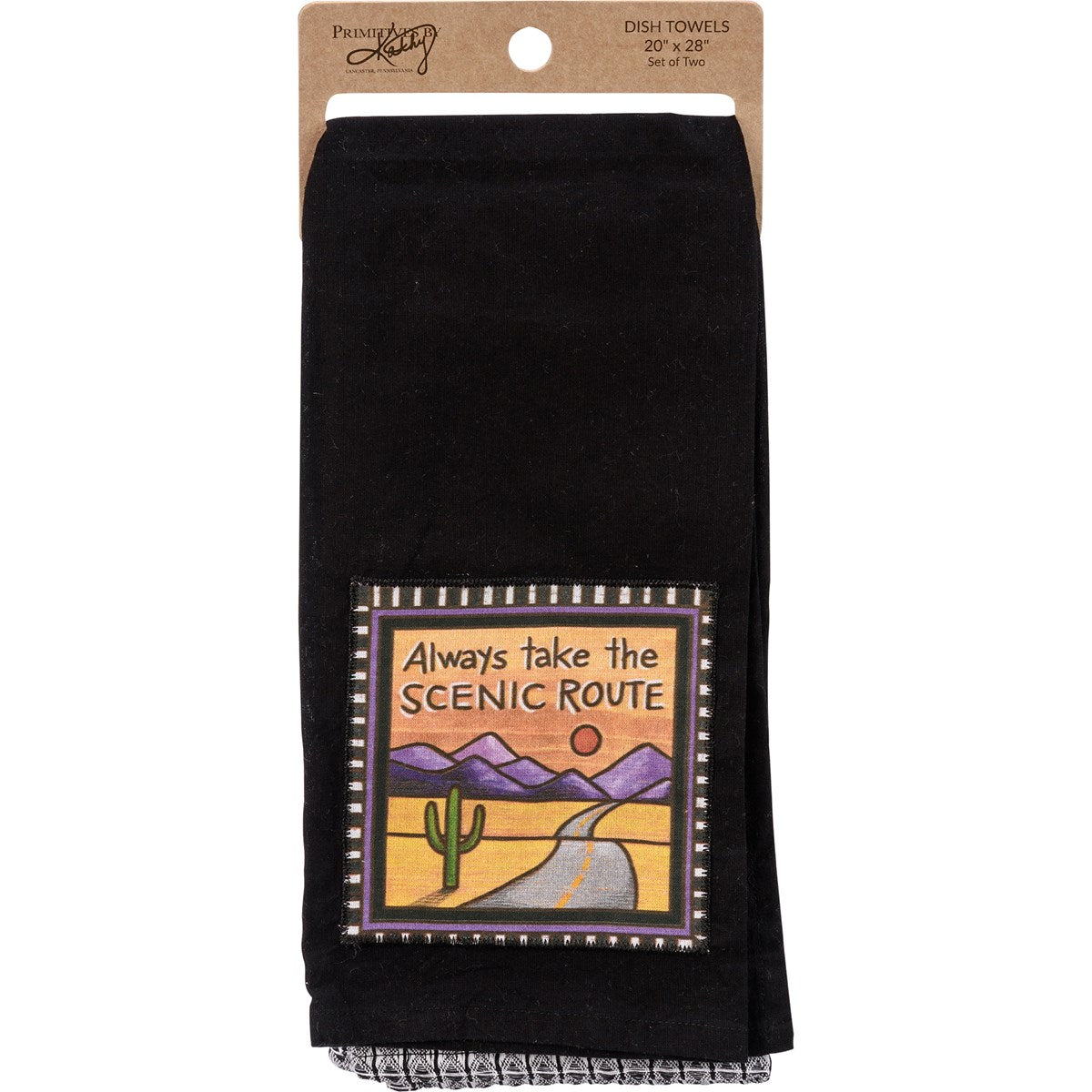 Always Take The Scenic Route Kitchen Towel Set