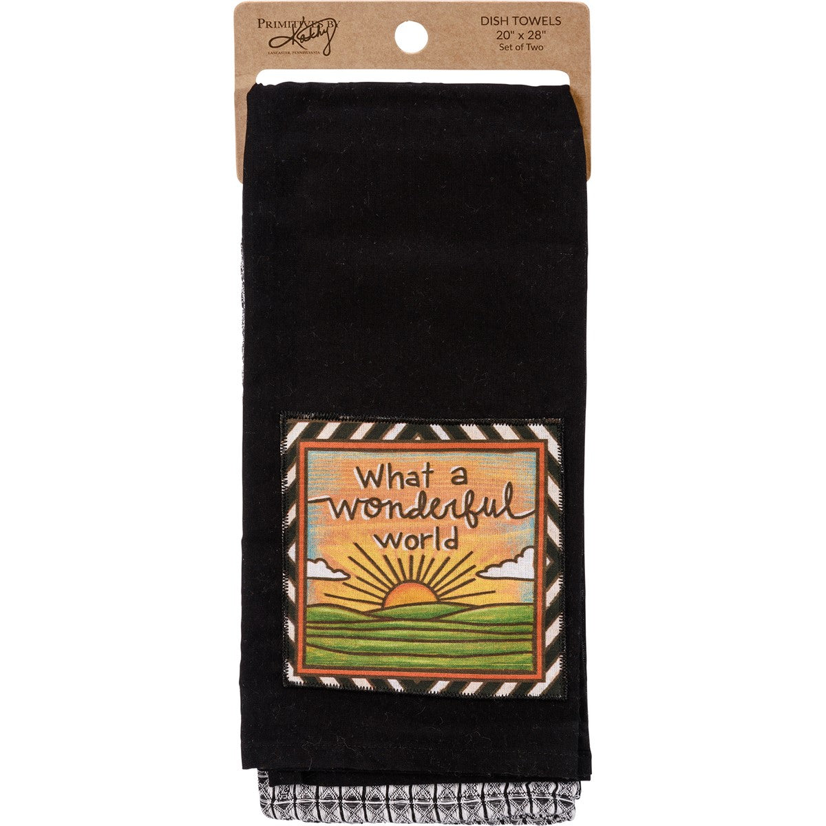 What A Wonderful World Kitchen Towel Set