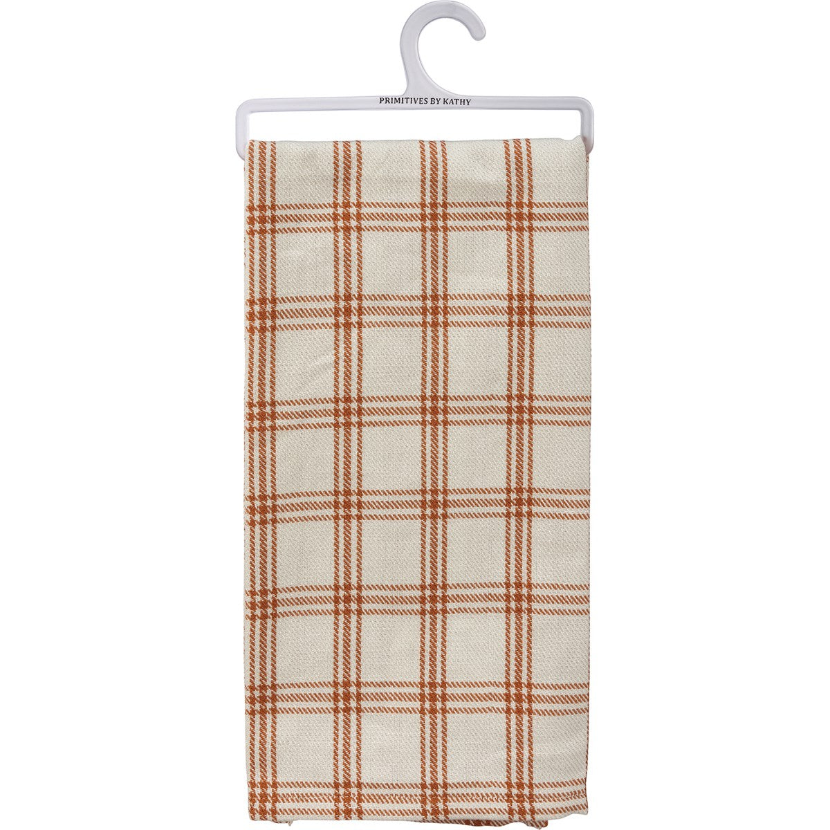 Happy Pumpkin Spice Season Plaid Kitchen Towel