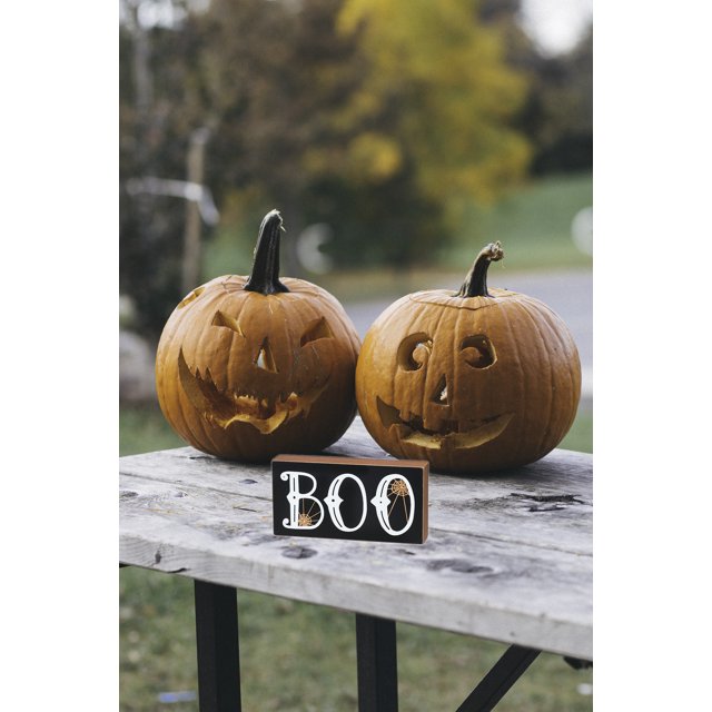 Boo Block Sign