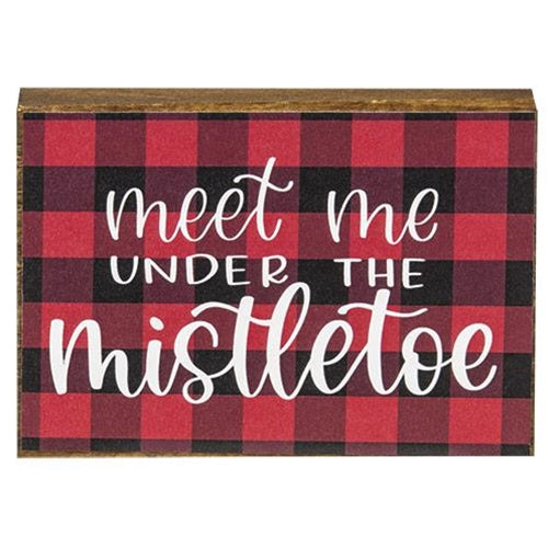 Meet Me Under The Mistletoe Sign