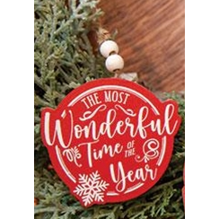 The Most Wonderful Time of the Year Ornament
