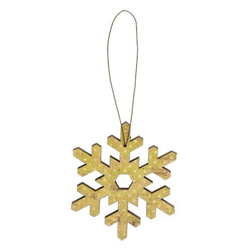 Vintage Snowflake Ornaments - Set of 5