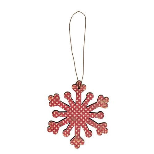 Vintage Snowflake Ornaments - Set of 5
