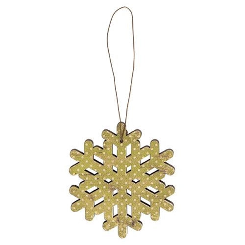 Vintage Snowflake Ornaments - Set of 5
