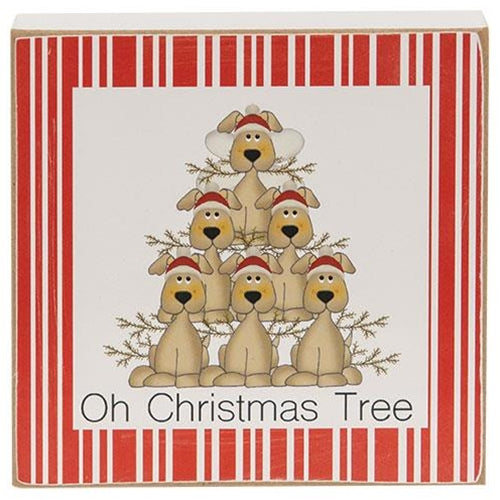 Oh Christmas Tree Square Block