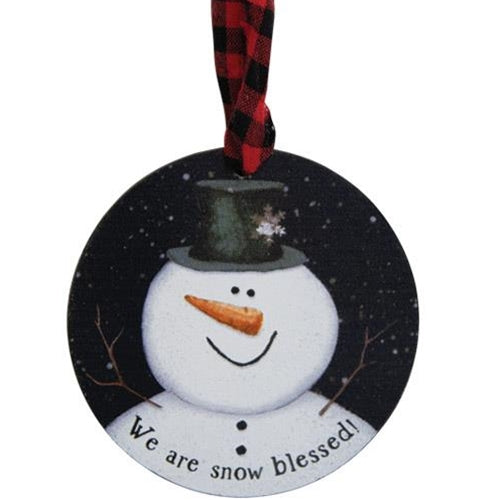 We are snow blessed! Ornament