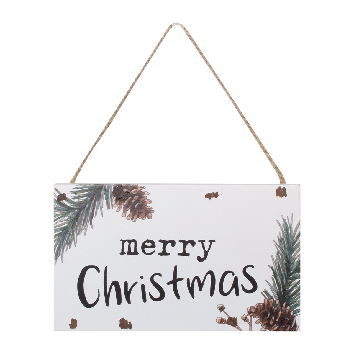 Merry Christmas Pinecone Ornament
