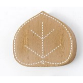 Small Acorn Cutout with White Lines