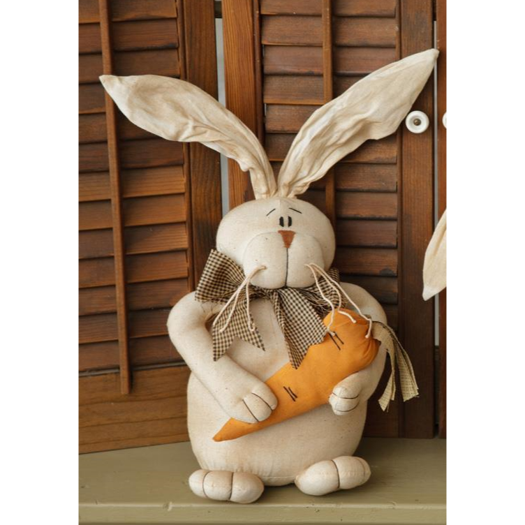 Primitive Bunny With Carrot