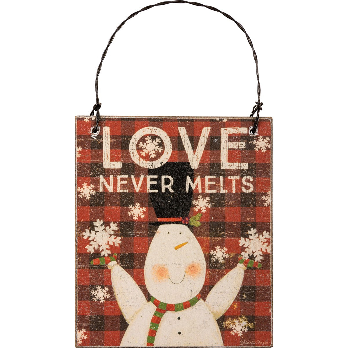 Love Never Melts Ornament