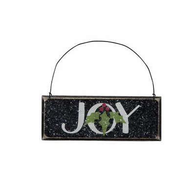 Joy Ornament - Black