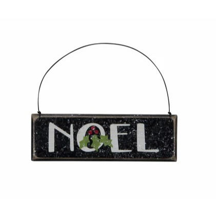 Noel Ornament - Black