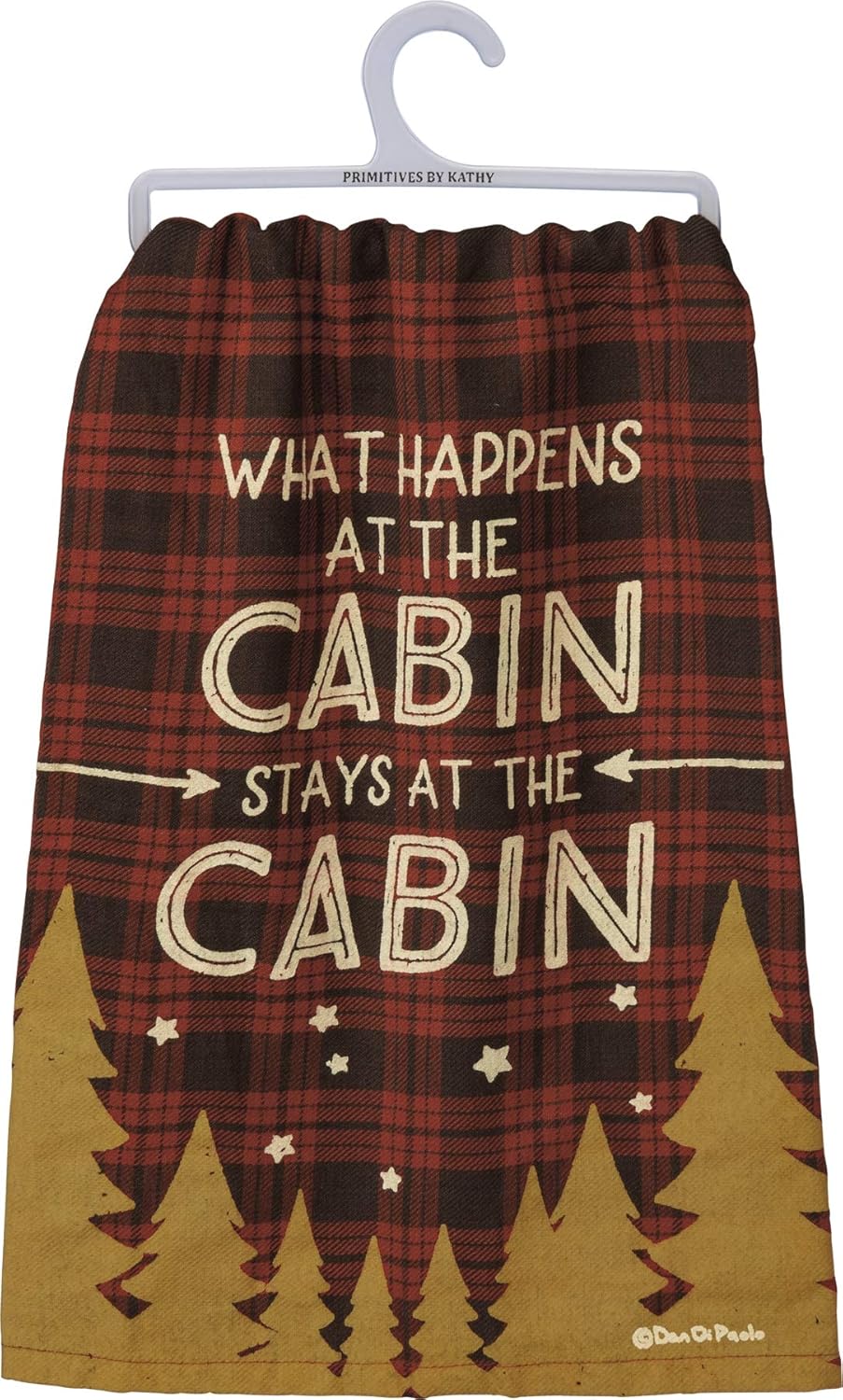 What Happens At The Cabin Stays At The Cabin Kitchen Towel
