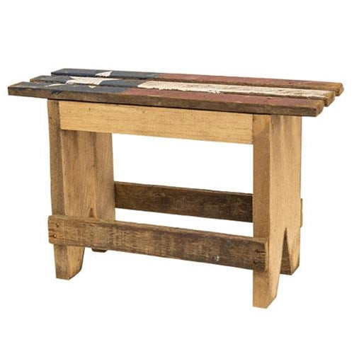 Rustic Lath Americana Stool