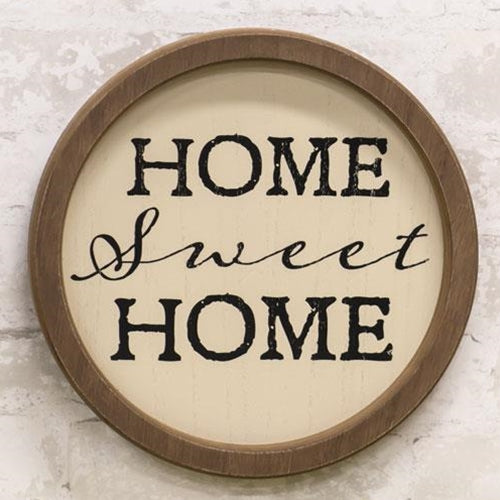 Home Sweet Home Circle Sign