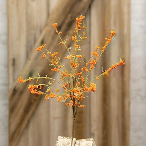 Wildflower Pick - Orange, 13"
