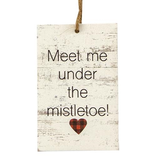 Meet Me Under The Mistletoe Ornament