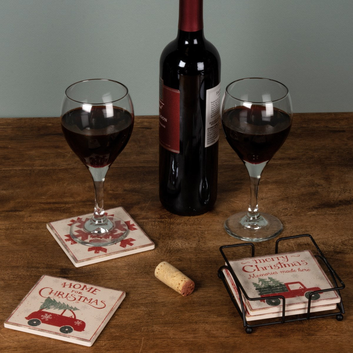 Home For Christmas Coaster Set