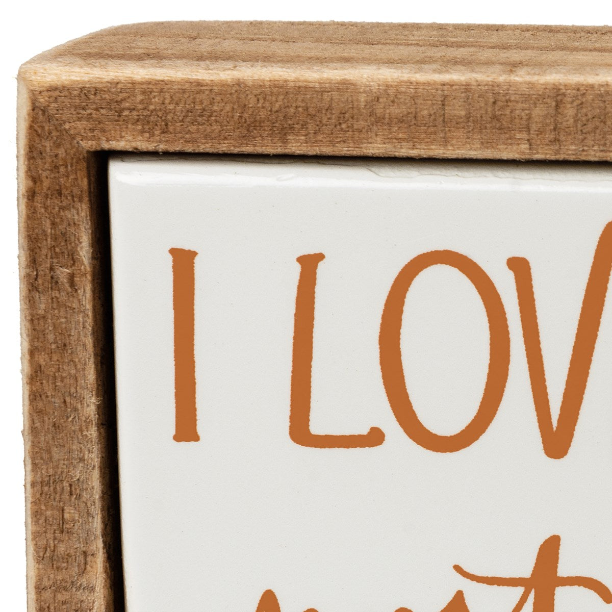 I Love Fall Most Of All Mini Box Sign