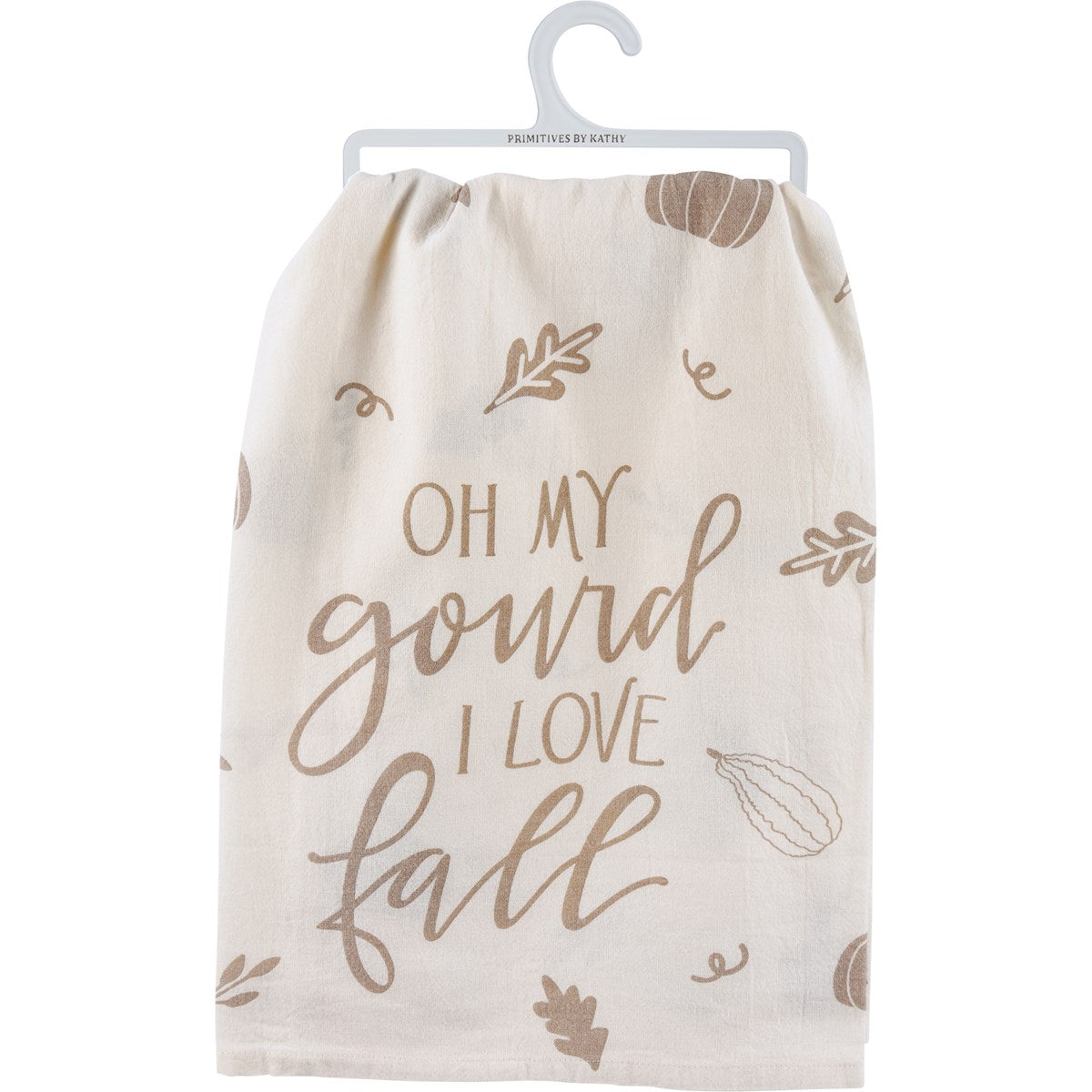 Oh My Gourd I Love Fall Kitchen Towel