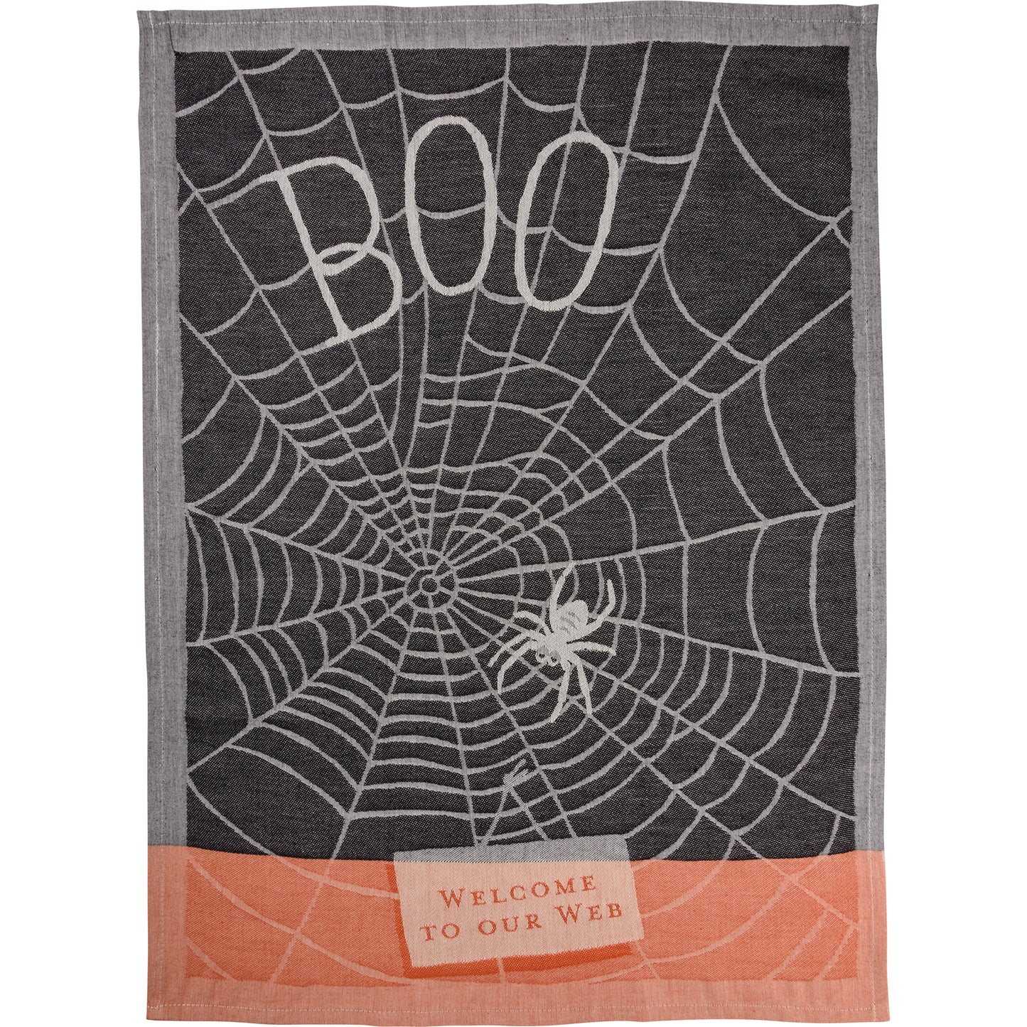 Boo Welcome To Our Web Kitchen Towel