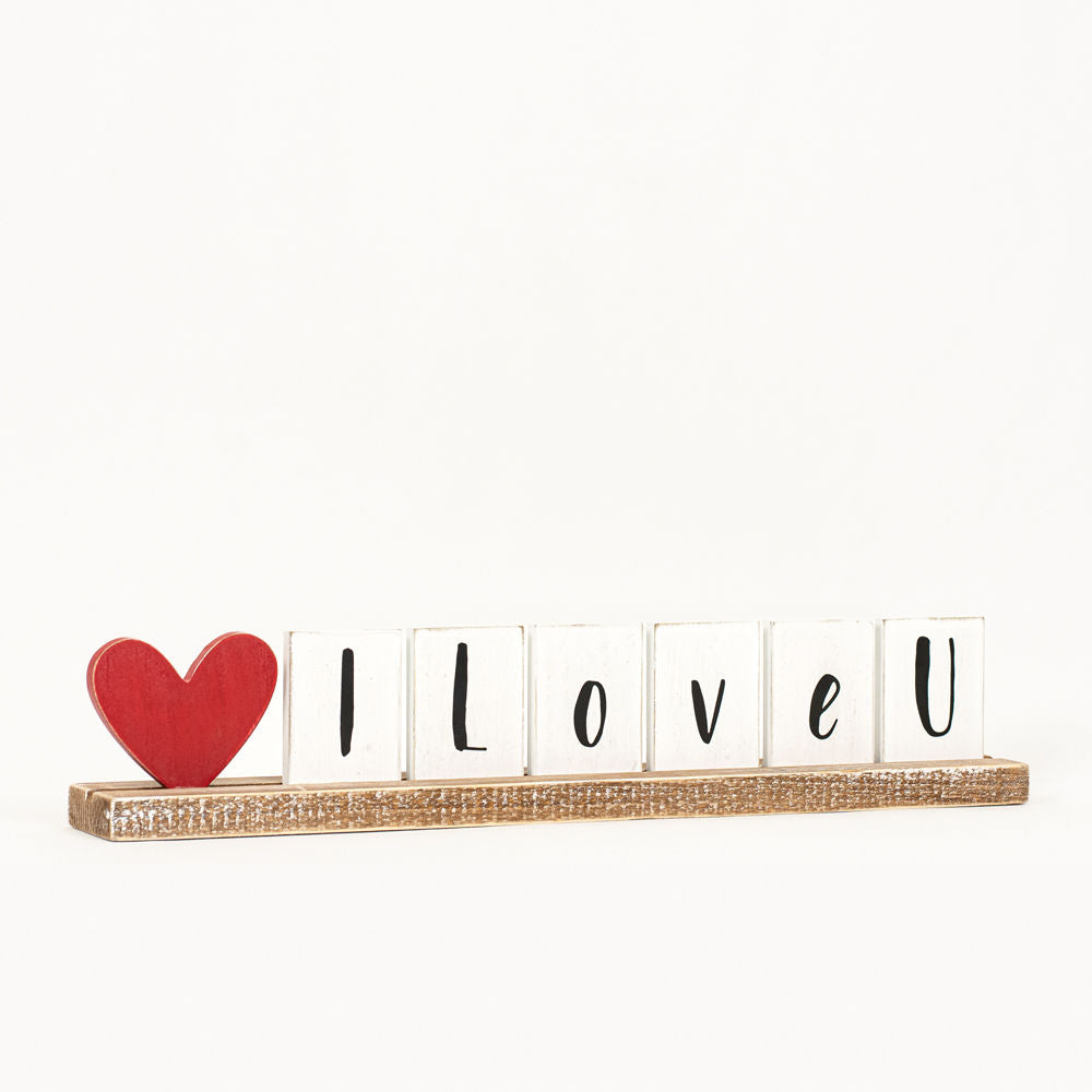 Be Mine/I Love U Ledgie Sign