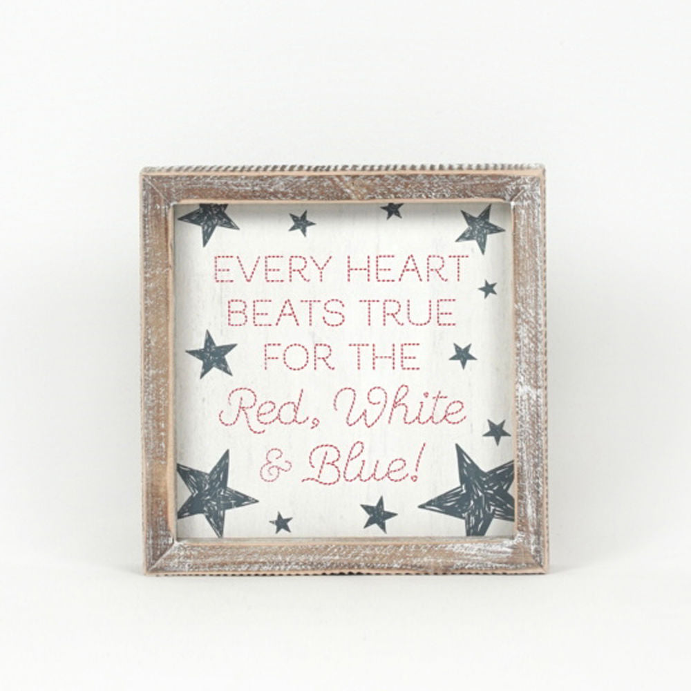 Troubles Melt Like Lemon Drops/Red, White & Blue Sign