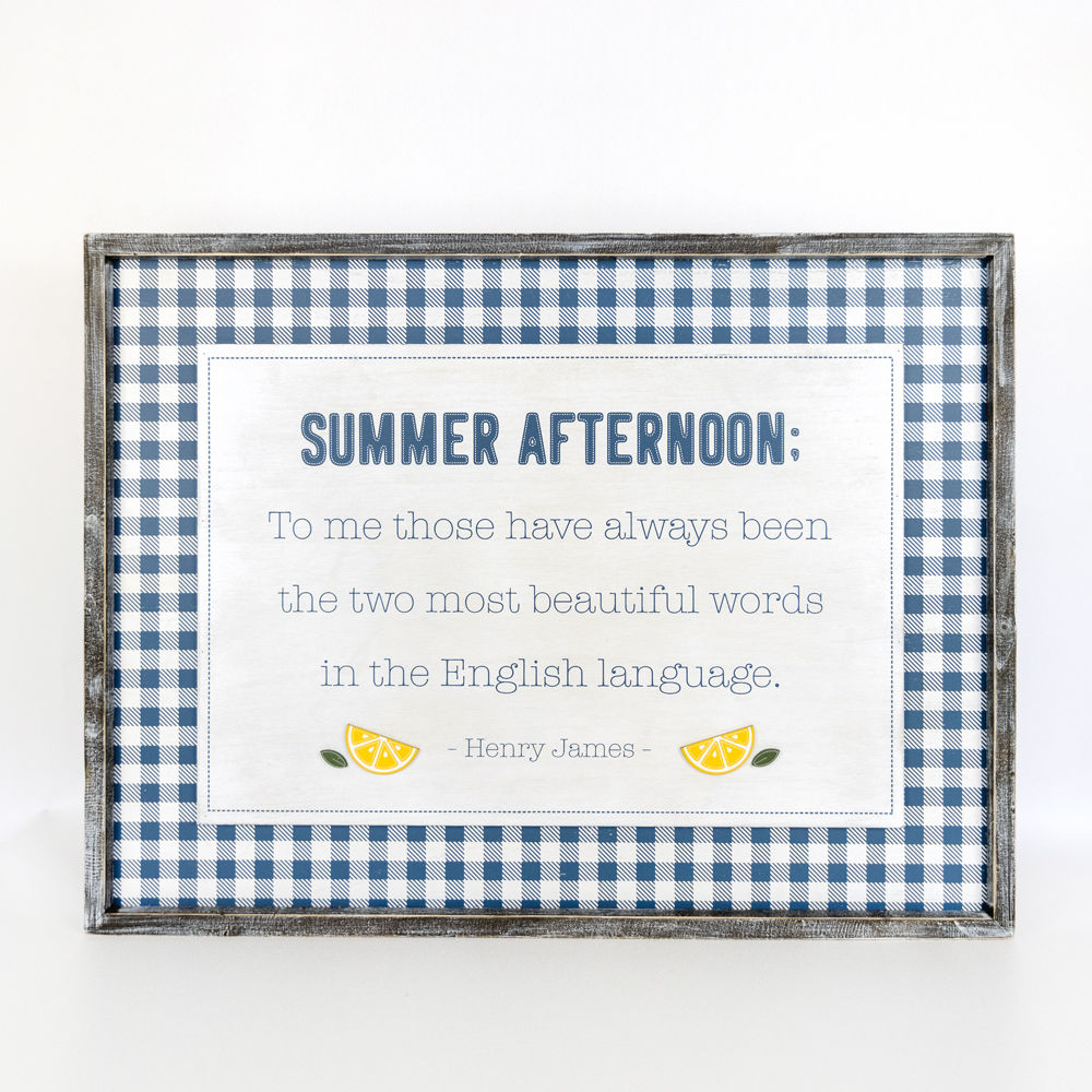 Summer Afternoon Sign