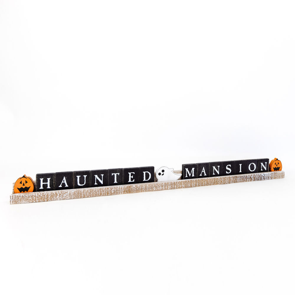 Haunted Mansion Ledgie Sign