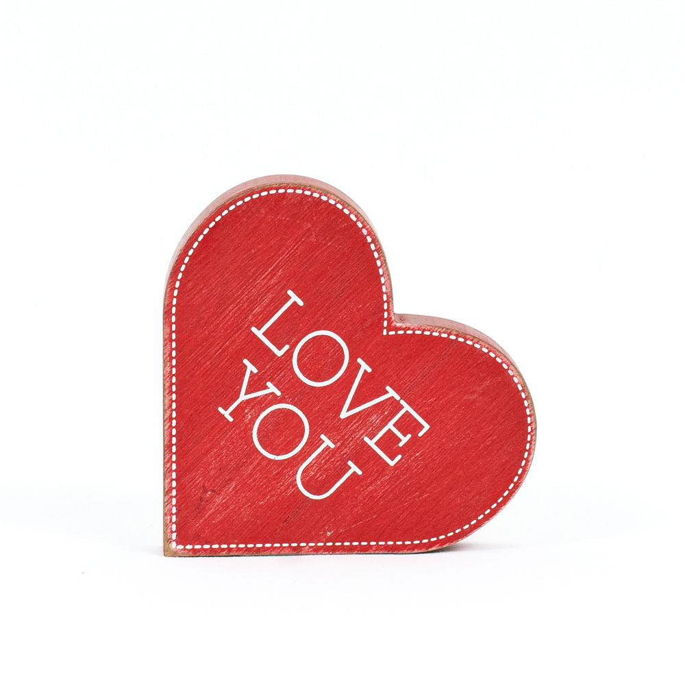 Love You Heart Cutout