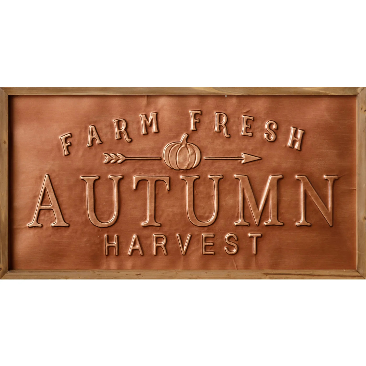 Autumn Harvest Copper Sign