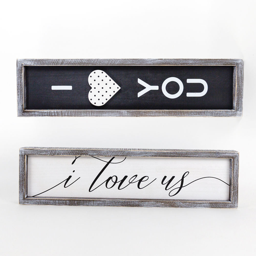 I Love Us/I Love You Sign