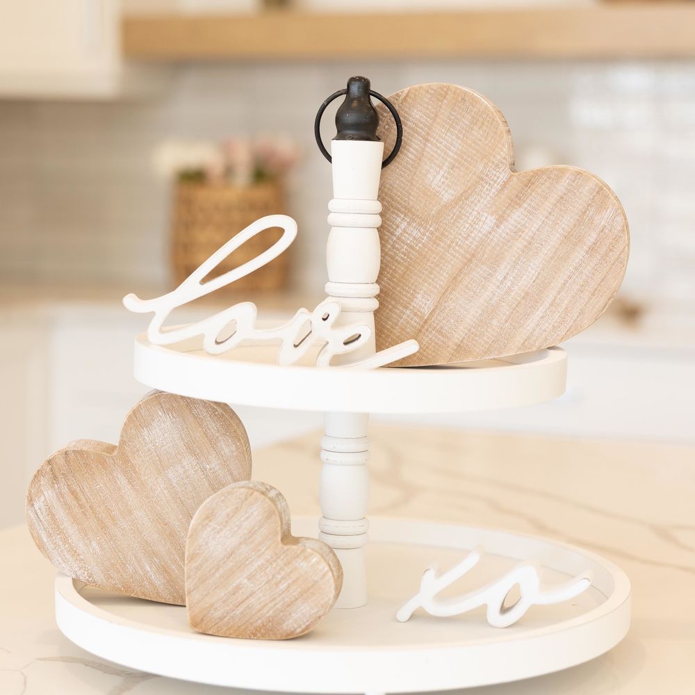 Heart Mango Wood Cutout