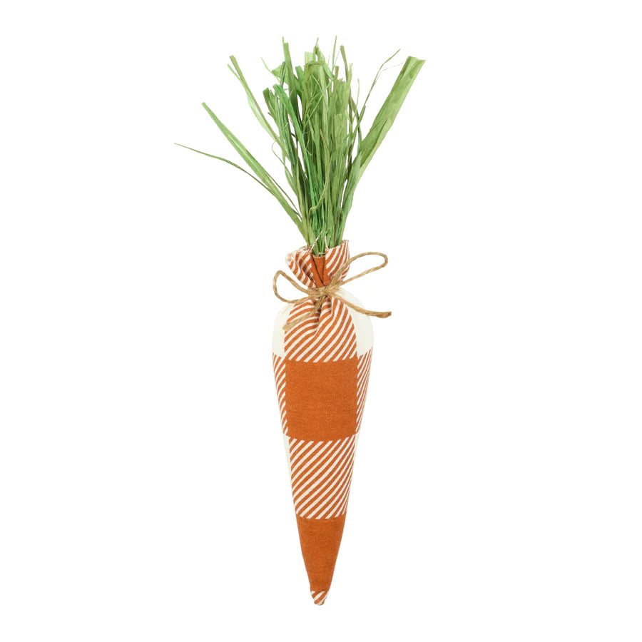 Orange Check Fabric Carrot