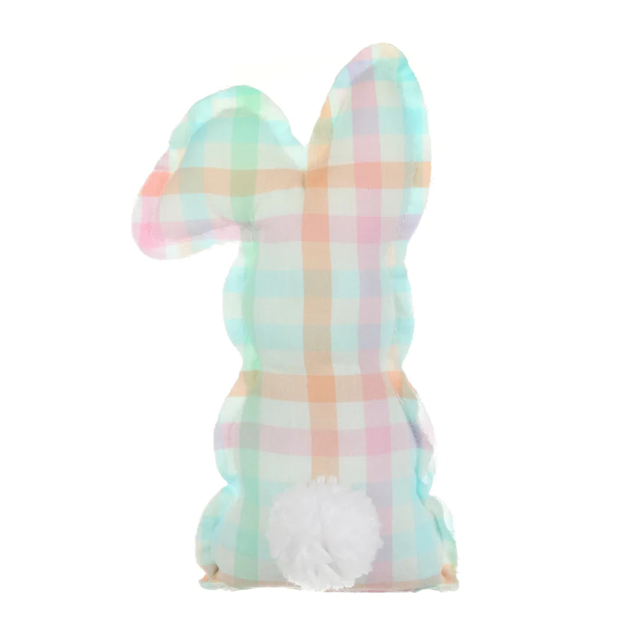 Large Pastel Plaid Bunny