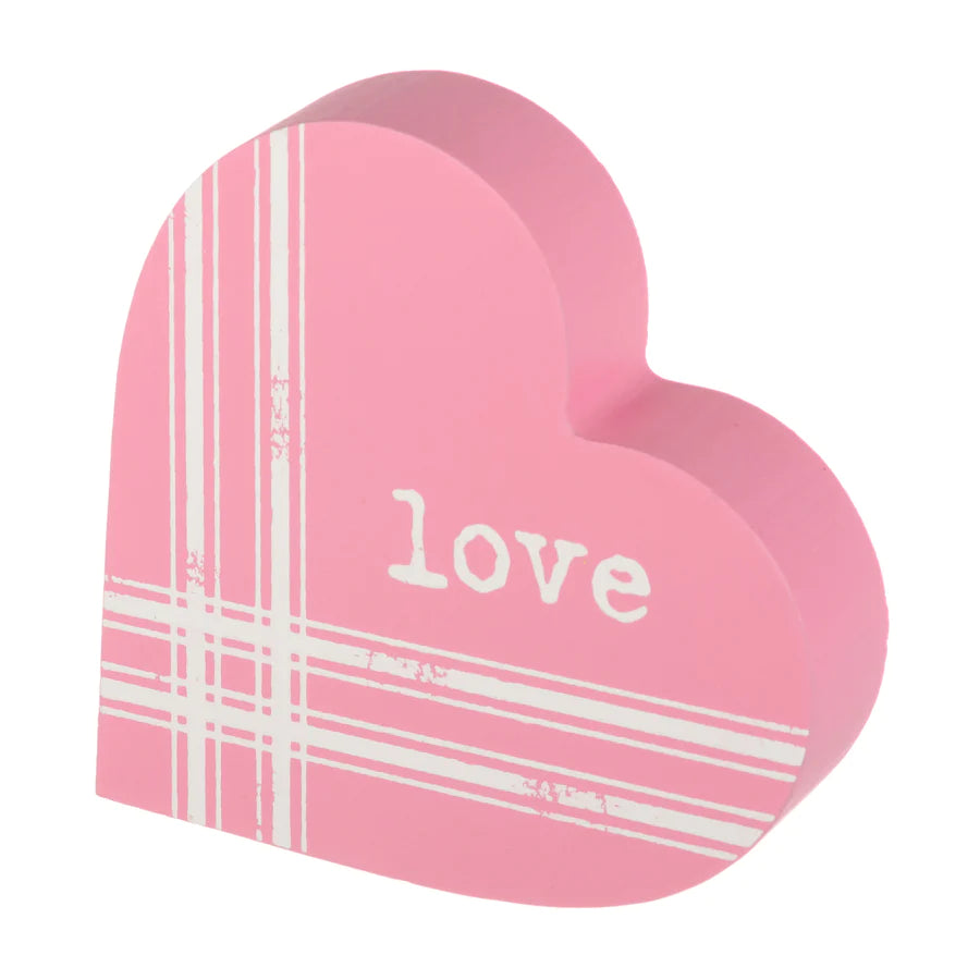 Love Pink Heart Cutout