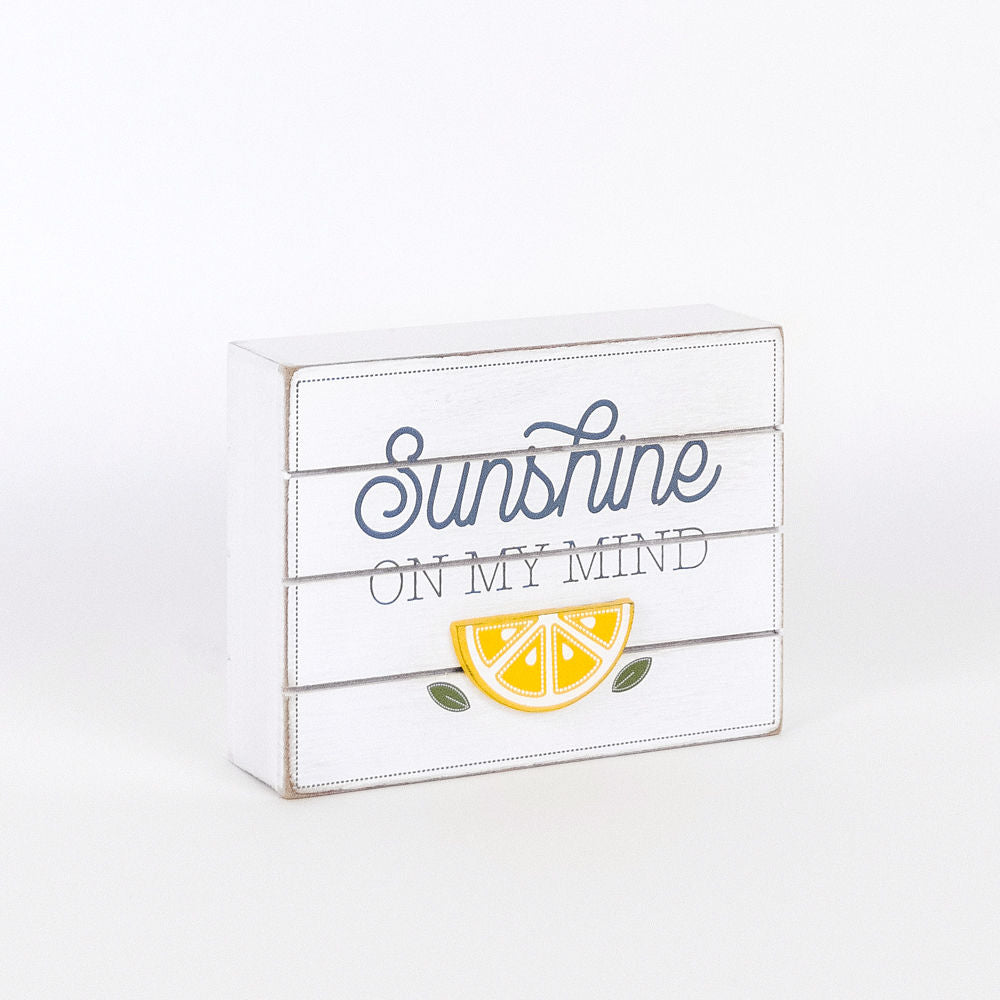 Sunshine On My MInd/Flag Sign