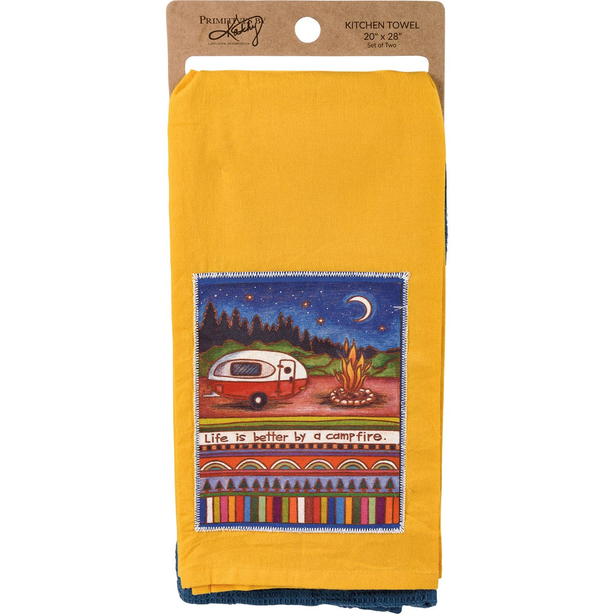 Life Is Better By A Campfire Kitchen Towel Set