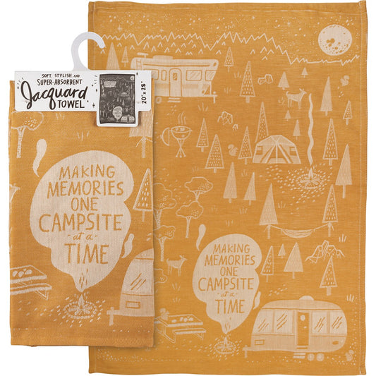 One Campsite At A Time Kitchen Towel