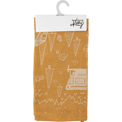 One Campsite At A Time Kitchen Towel