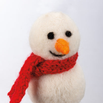 Snowman - Red Scarf