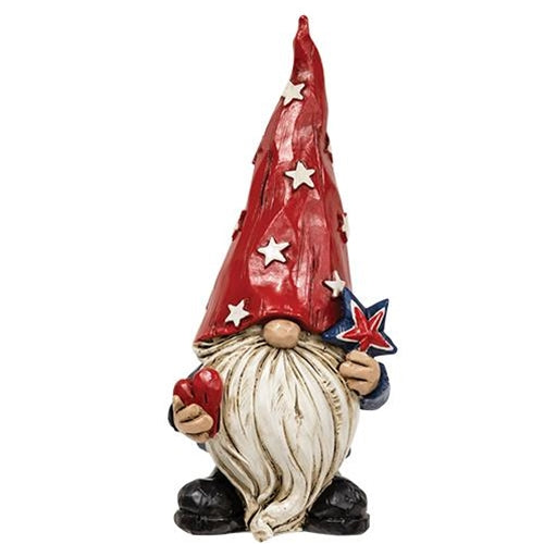 Resin Americana Gnome - Patriotic Star